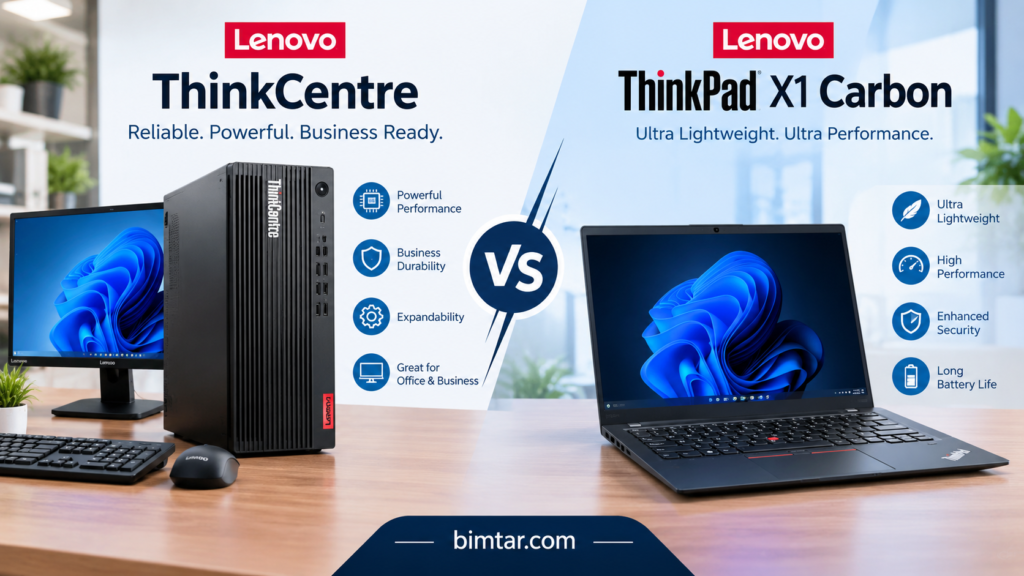 Lenovo ThinkCentre vs ThinkPad X1 Carbon: Which One Fits Your Workflow?