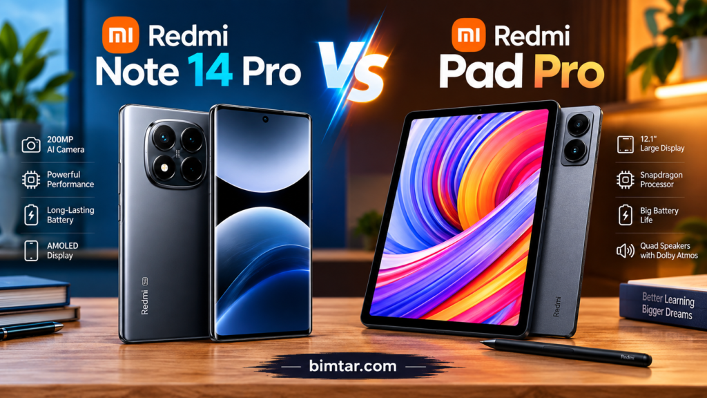 Xiaomi Redmi Note 14 Pro vs Redmi Pad Pro: Which One Should You Buy?