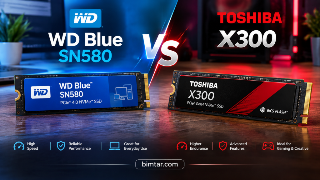WD Blue SN580 vs Toshiba X300: Which Storage Drive Should You Buy?